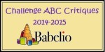 Challenge ABC Critiques 2014 - 2015 Babelio